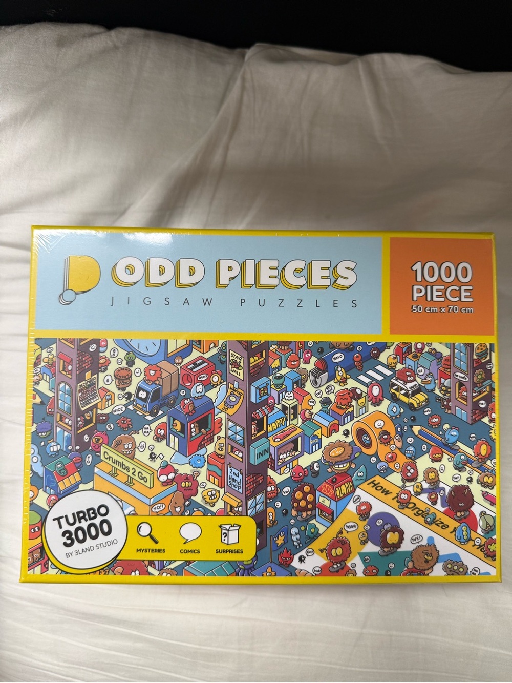 Turbo 3000 1000-Piece Jigsaw Puzzle - Yellow